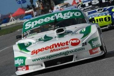 Podio de Canapino en la primera de TC