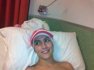 Estefi Yorio y Teolino Sullivan, en casa