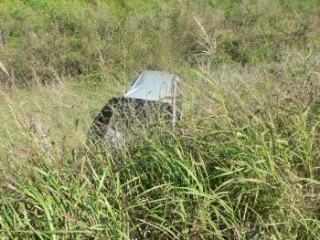 Insólito accidente en ruta 8