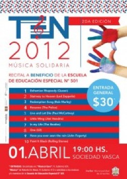 Llegó el día de TEN, Música Solidaria