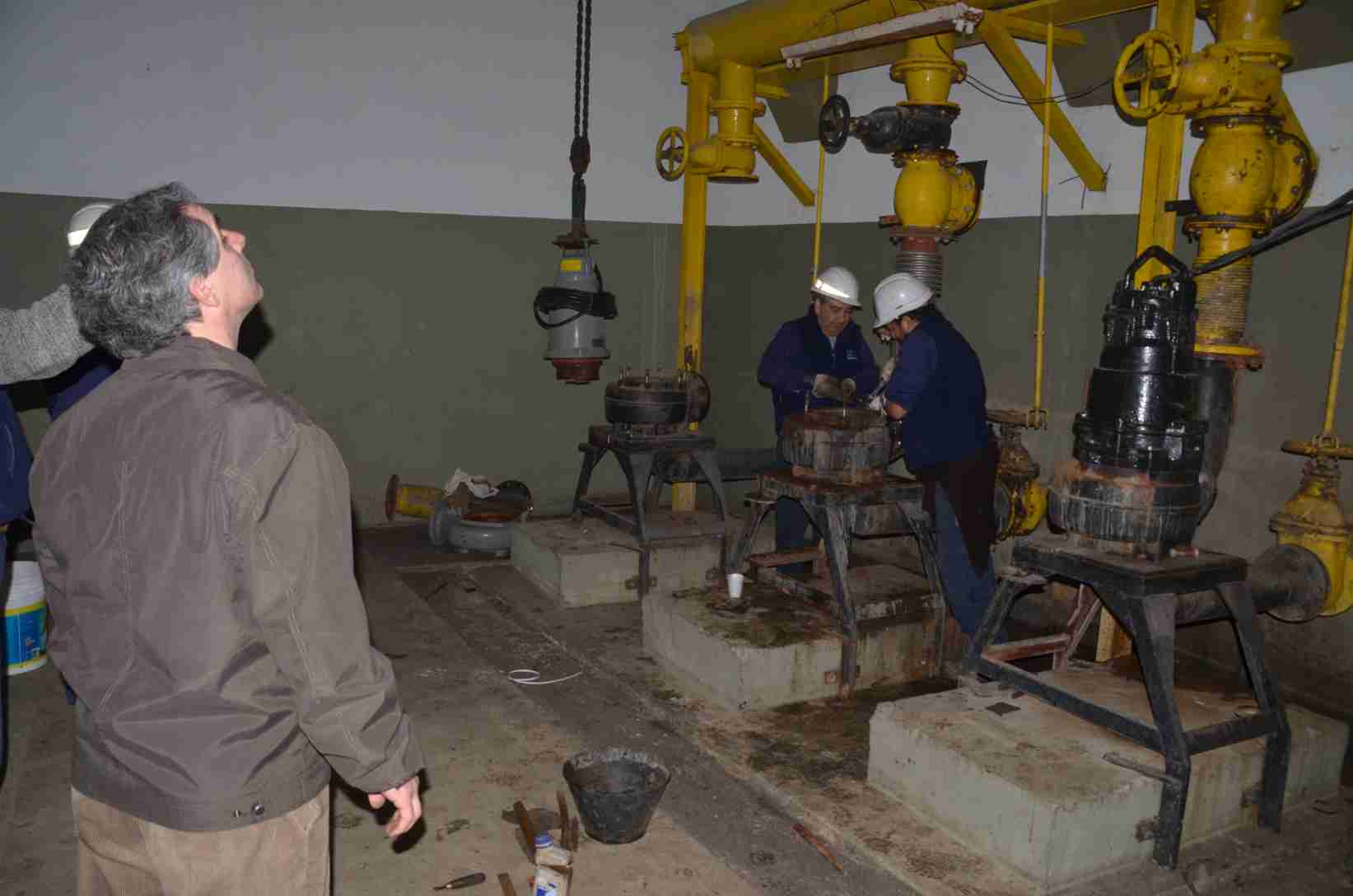 Aguas Bonaerenses vino a reparar las plantas depuradoras