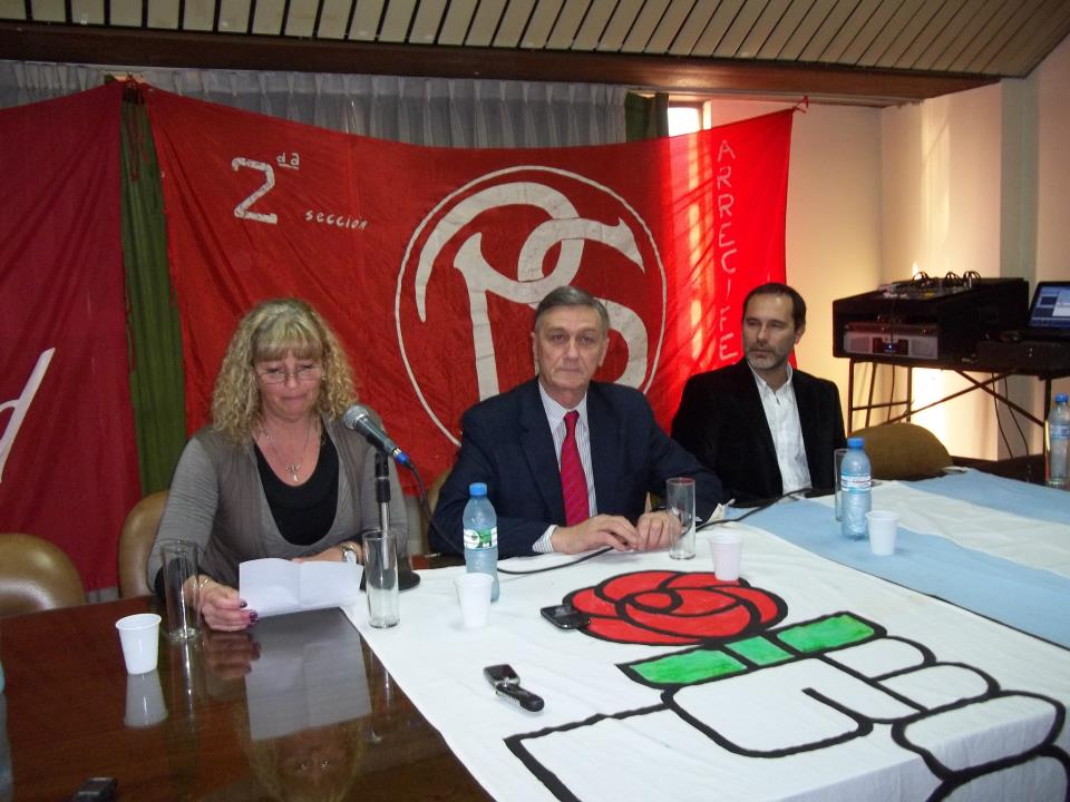 “Para quienes dicen que la oposición no está, acá está el Dr. Hermes Binner”