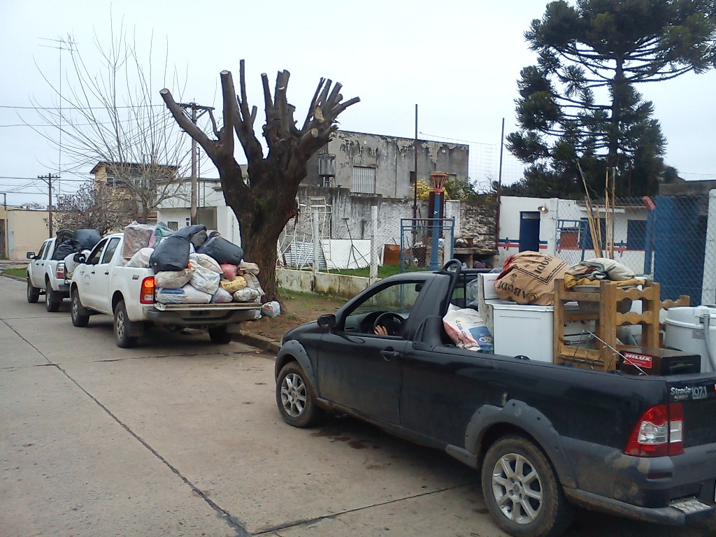 Los evacuados empezaron a volver a sus casas