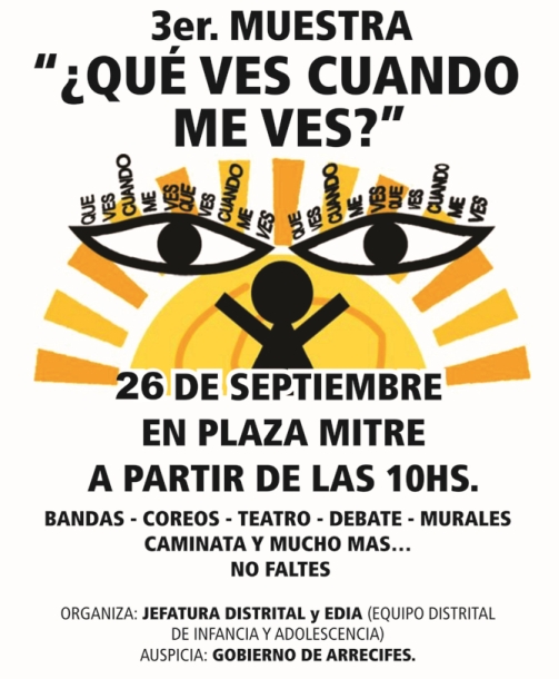 “Qué ves cuando me ves” se realiza este miércoles