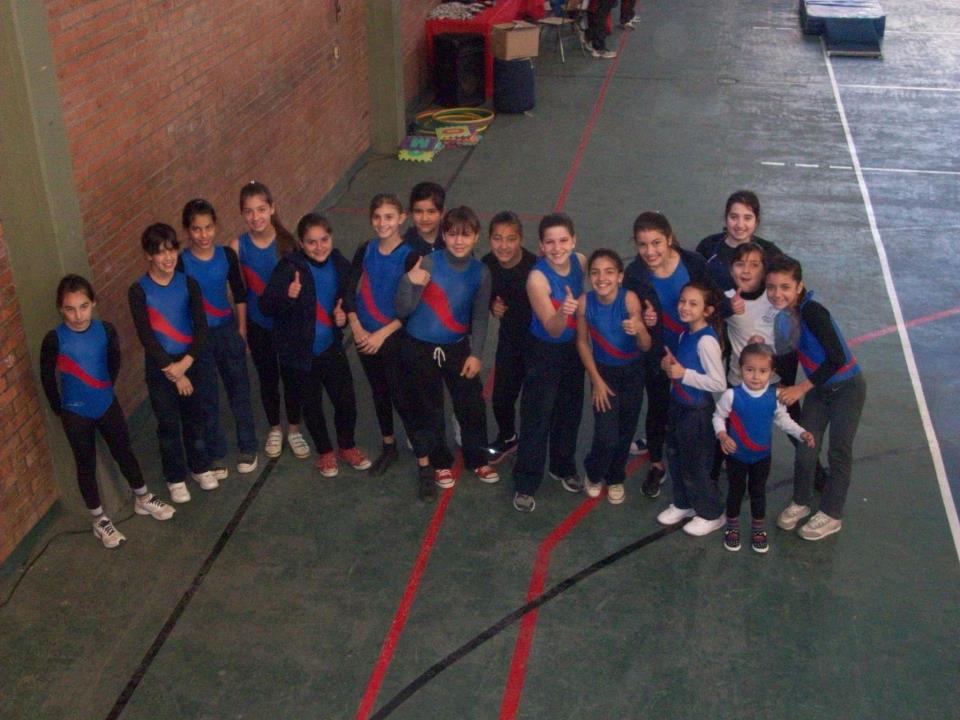 Gimnastas arrecifeñas en Pinamar