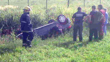 Fatal accidente en ruta 8