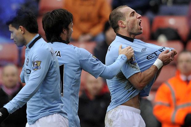 Otro gol de Zabaleta, en su mejor momento