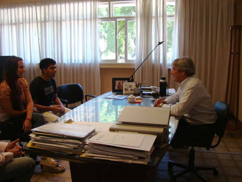 El Intendente recibió a integrantes de Cáritas Joven