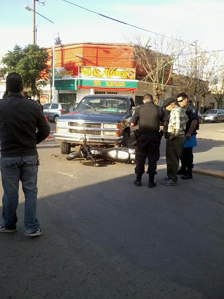 Accidente de tránsito en la tarde del lunes