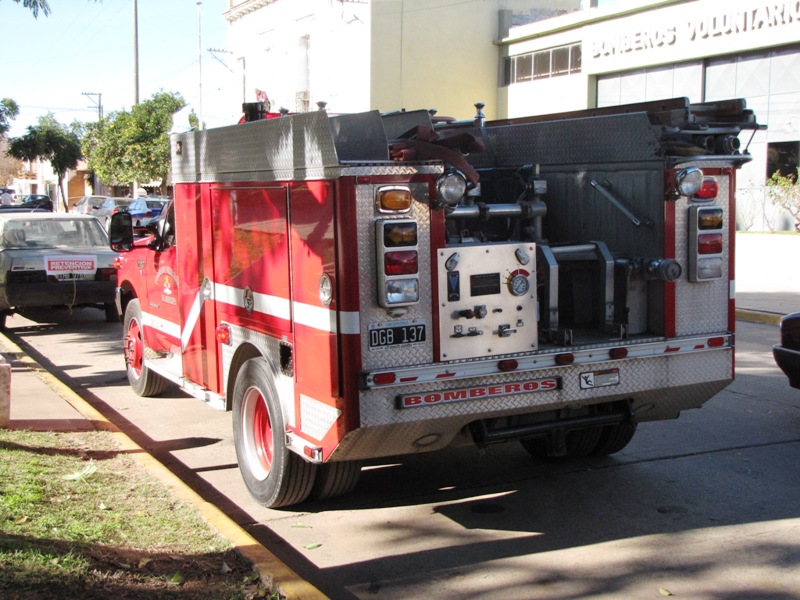 Principio de incendio en el Jardín de Villa Sanguinetti