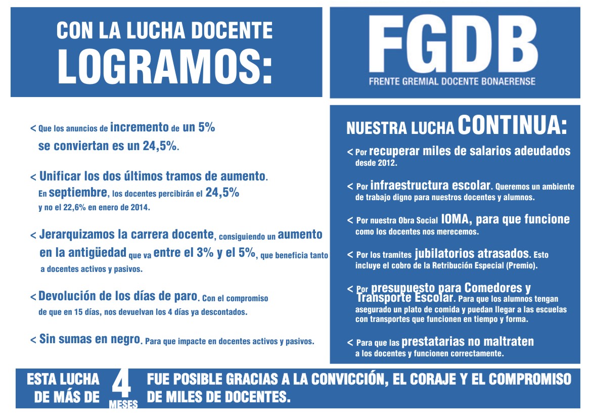 Los docentes de la FEB aceptaron la última propuesta salarial con reservas