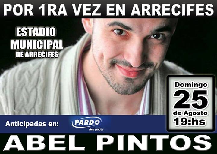 Se ponen a la venta las entradas para Abel Pintos