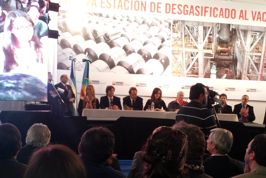 Bolinaga, con la presidenta en Ramallo