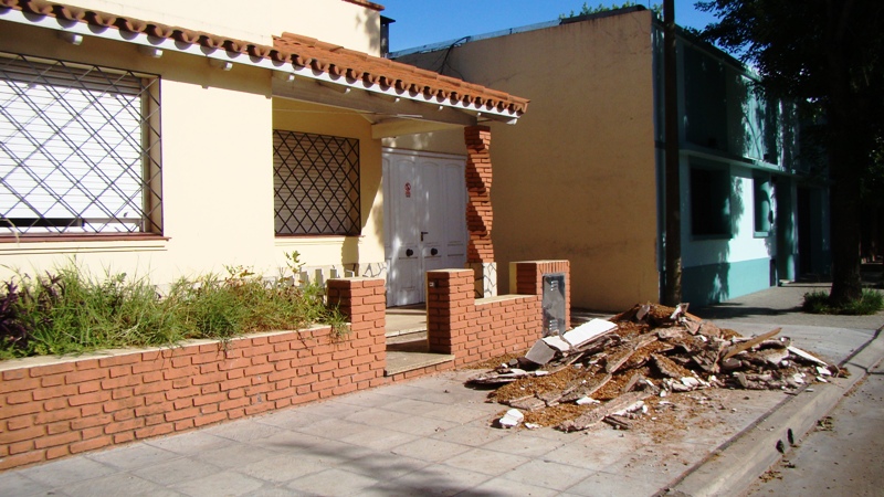 Se derrumbó el cielorraso de una vivienda