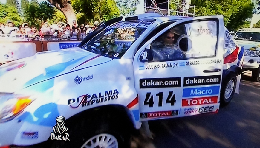 La dupla Di Palma – Scicolone terminó la primera etapa del Dakar en el puesto 107º