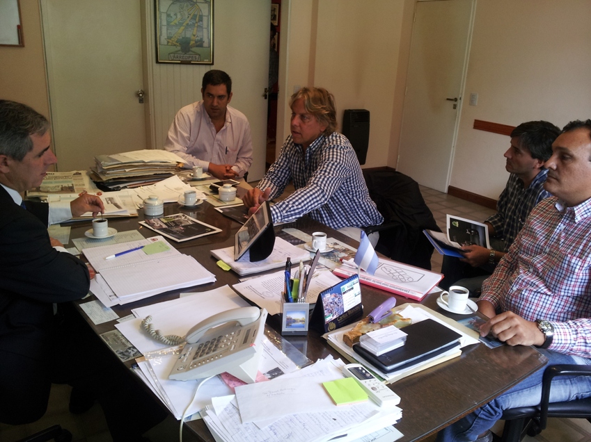 Reunión con empresario interesado en radicarse en el Parque Industrial de Arrecifes