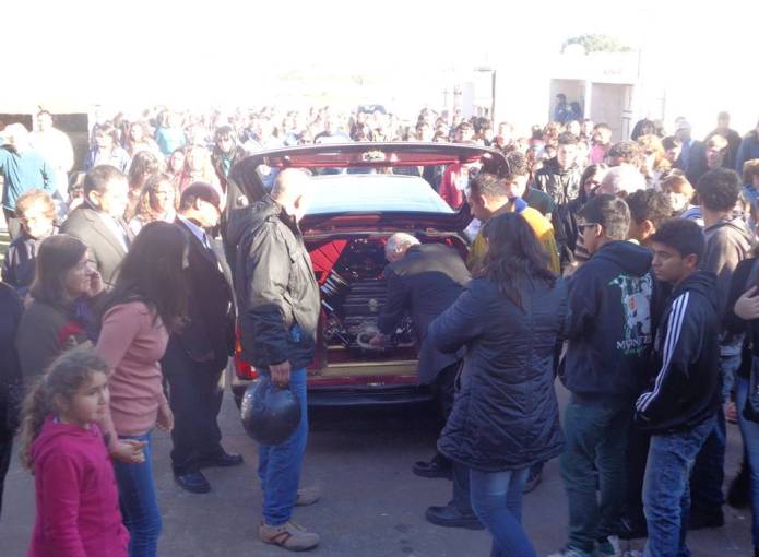 Despidieron los restos del chico asesinado en Salto