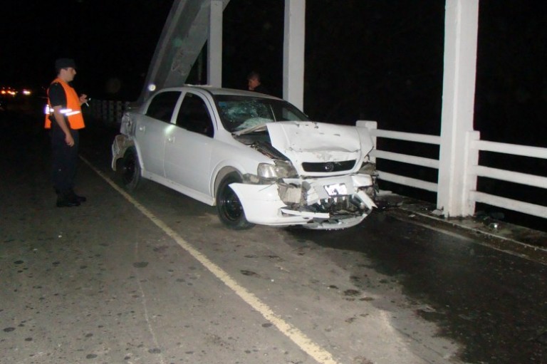 Accidente en el puente de la Geopé