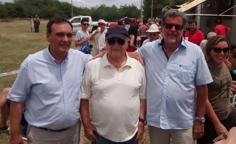 Presencias políticas en Arrecifes por el Dakar