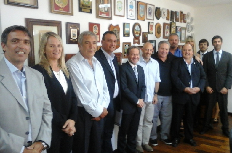 Olaeta y Filighera, de reuniones en La Plata