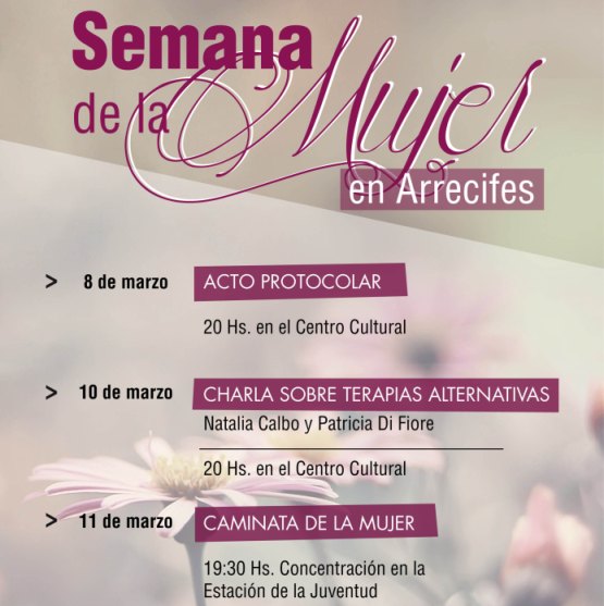 Comienzan los festejos por la Semana de la Mujer