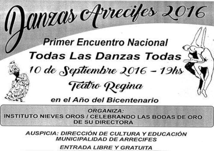 Primer encuentro nacional de danzas