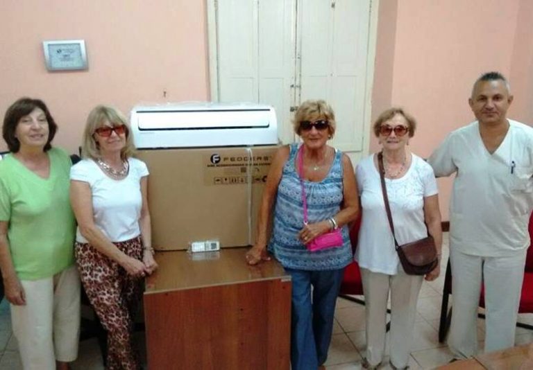 Donaron un aire acondicionado para Pediatría
