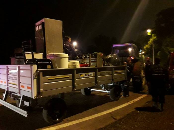 Nuevo desborde del río con evacuados