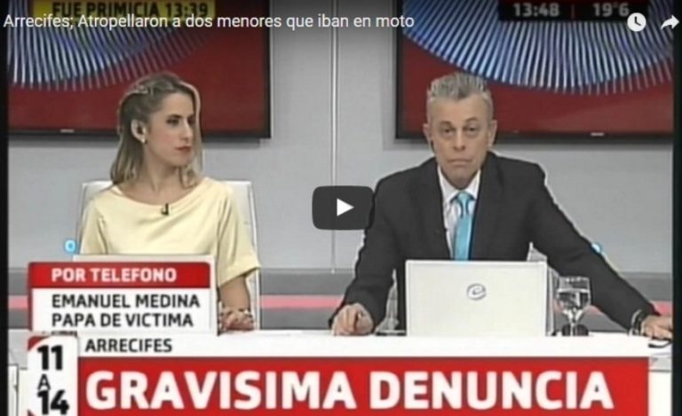 Caso policial de Arrecifes, en Crónica TV