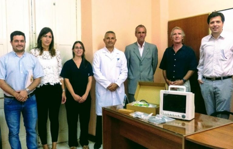 El Hospital recibió la donación de un monitor de funciones vitales