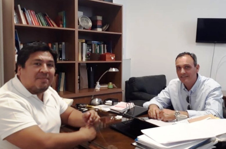 Olaeta viajó a La Plata para gestionar la nueva Dependencia Policial