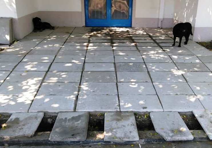 Nueva vereda y cordón cuneta para el CAPS de Barrio El Sol