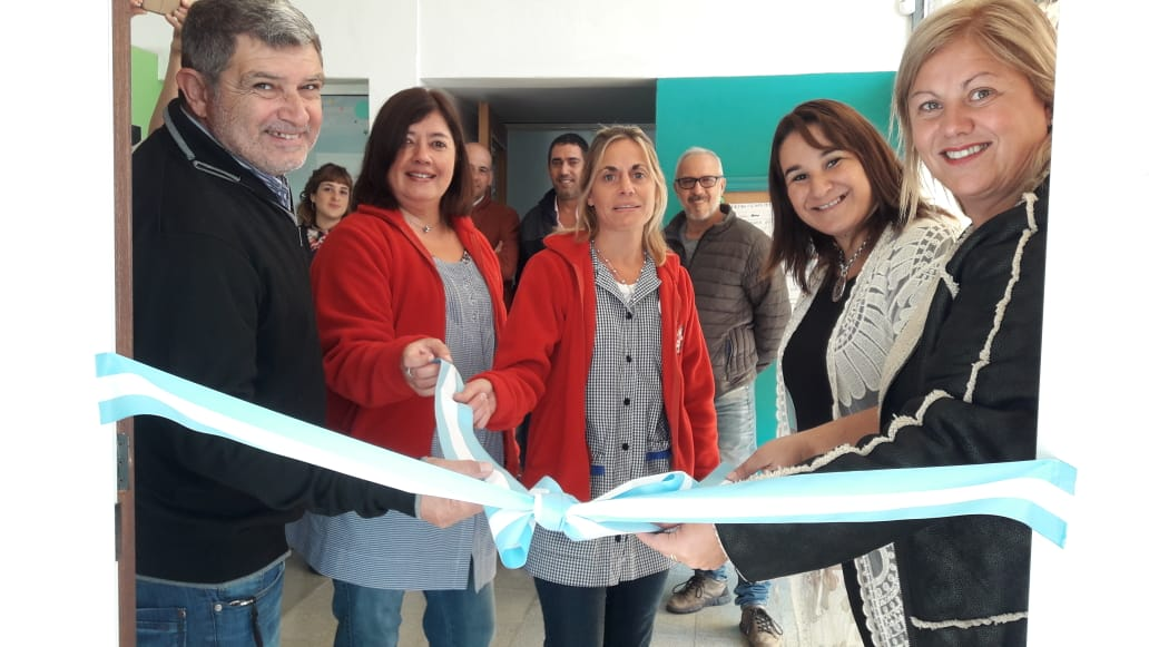 Quedó inaugurado el nuevo lavadero del Jardín de Infantes 909