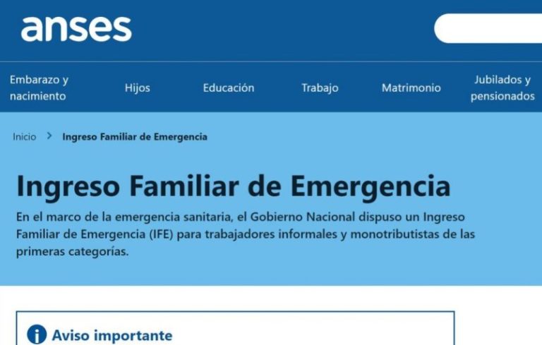 CÓMO TRAMITAR EL INGRESO NACIONAL DE EMERGENCIA