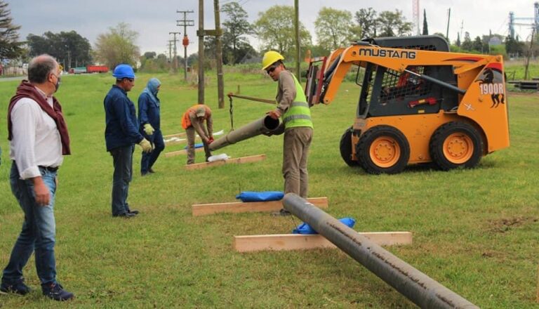 Importante obra de gas natural para el Parque Industrial