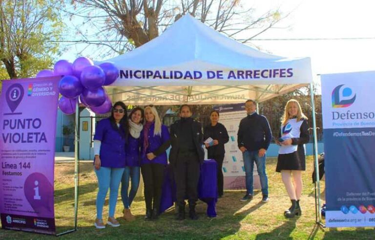 Actividad del Punto Violeta en “Ni una menos”