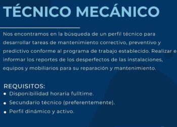 Trabajo: búsqueda de mecánico en La Gauchita