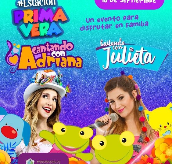 “Cantando con Adriana, bailando con Julieta”, se presentan en Arrecifes