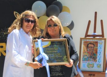 Olaeta participó del acto del centenario de la Escuela 14