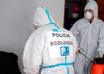 Policía Ecológica allanó un lavadero en Santa Lina