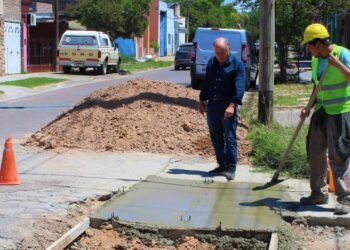 Reparación en calle Vicente López