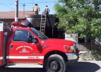 Incendio en calle Dorrego