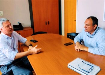Olaeta se reunió con el director provincial de Agua y Cloacas
