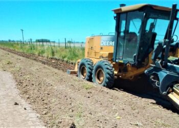 Trabajos en caminos rurales de Viña