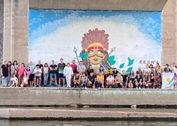 Nuevo mural bajo el puente del Balneario