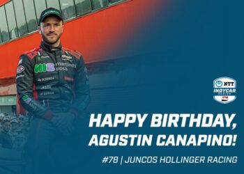 La IndyCar saluda a Agustín en su cumpleaños