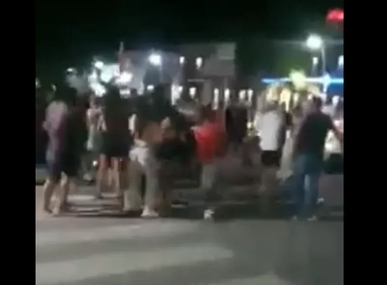Otra batalla campal en la madrugada de Arrecifes