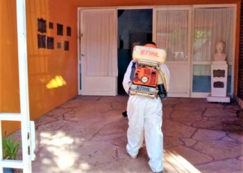 Comenzó la desinsectación en establecimientos educativos
