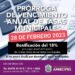 Prórroga del pago anual de tasas municipales