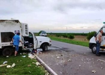 Vuelco en Salto